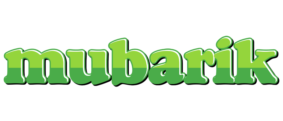 Mubarik apple logo