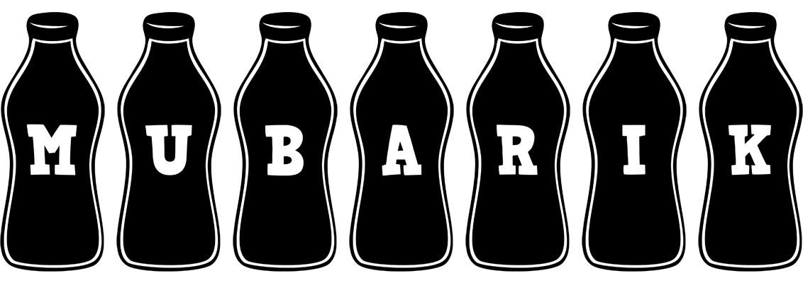 Mubarik bottle logo