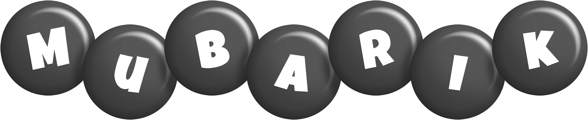 Mubarik candy-black logo