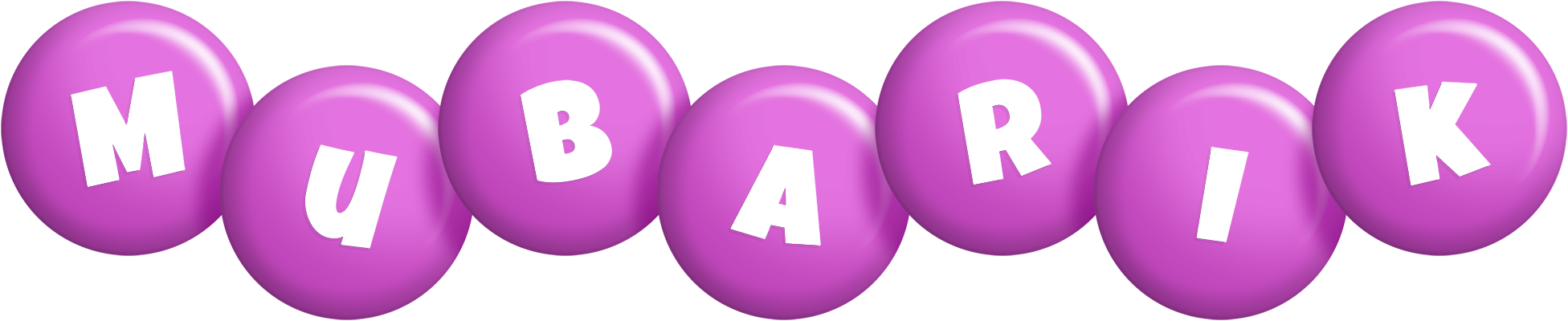 Mubarik candy-purple logo
