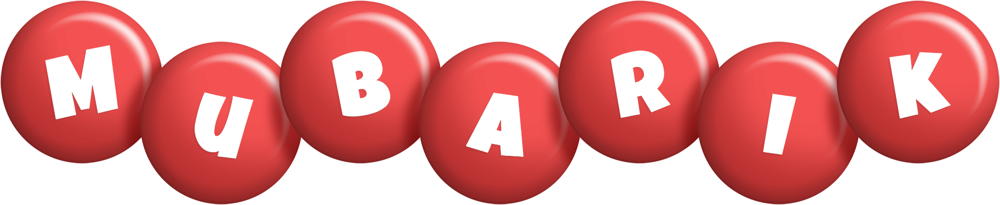 Mubarik candy-red logo
