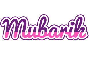 Mubarik cheerful logo