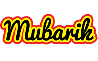 Mubarik flaming logo