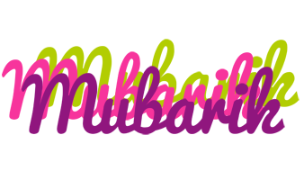 Mubarik flowers logo