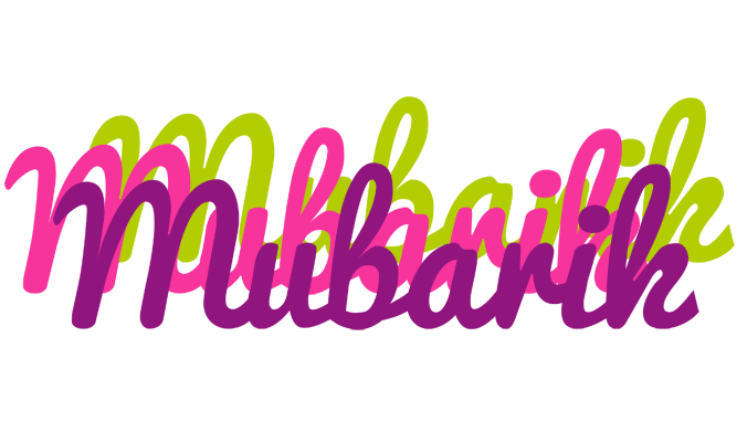Mubarik flowers logo