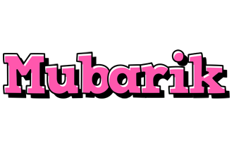 Mubarik girlish logo