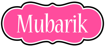 Mubarik invitation logo