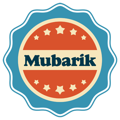 Mubarik labels logo