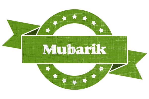 Mubarik natural logo