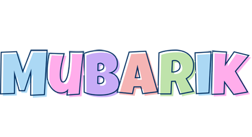 Mubarik pastel logo