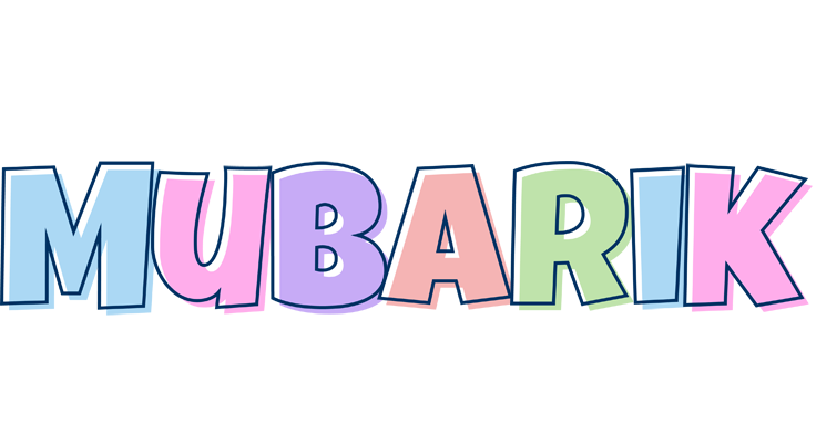 Mubarik pastel logo