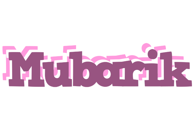Mubarik relaxing logo