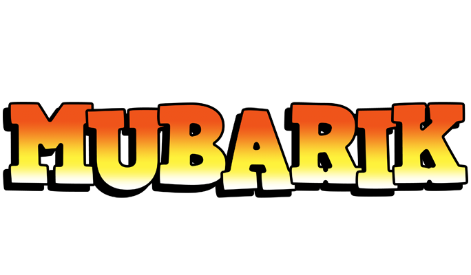 Mubarik sunset logo