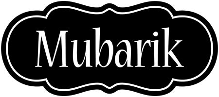 Mubarik welcome logo