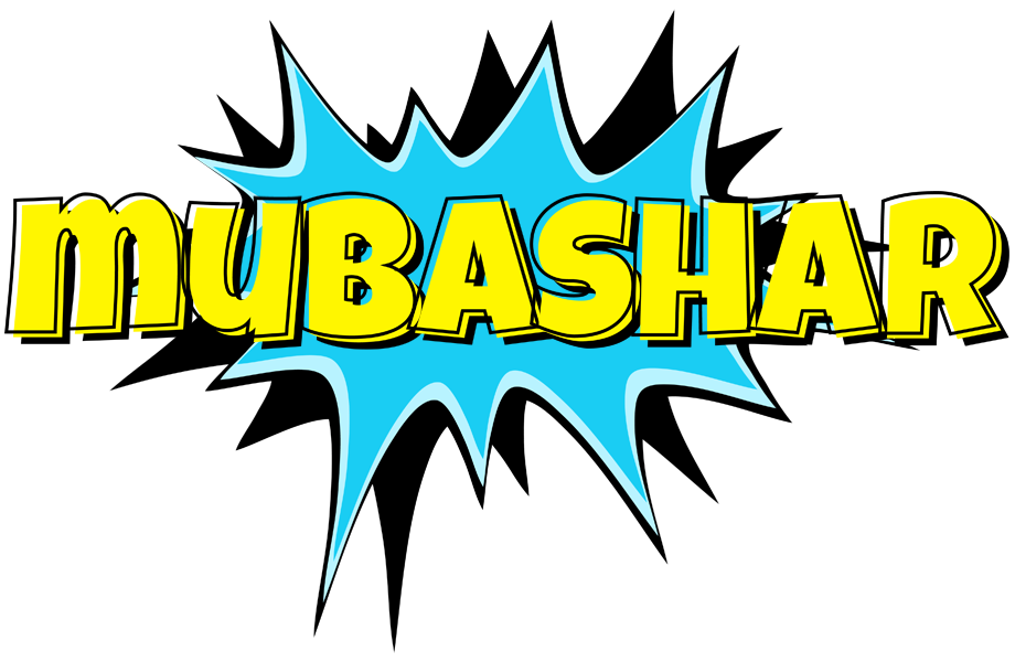 Mubashar amazing logo