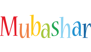Mubashar birthday logo
