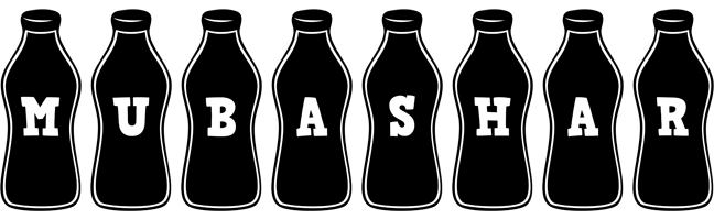 Mubashar bottle logo
