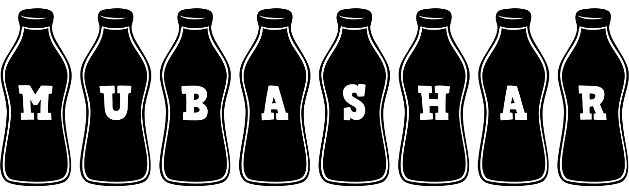 Mubashar bottle logo