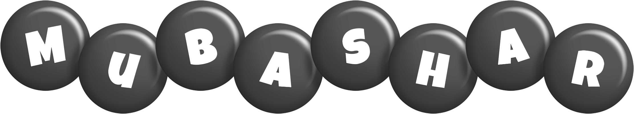 Mubashar candy-black logo