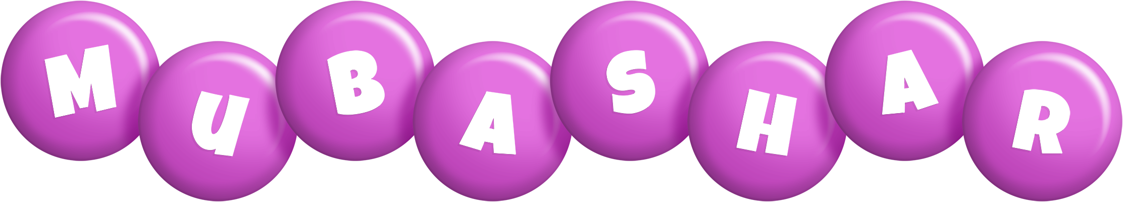 Mubashar candy-purple logo