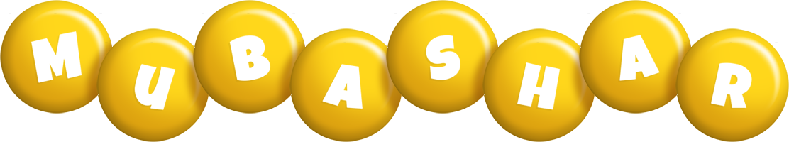 Mubashar candy-yellow logo