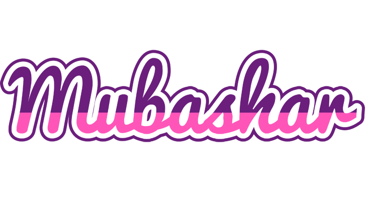 Mubashar cheerful logo