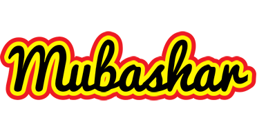 Mubashar flaming logo