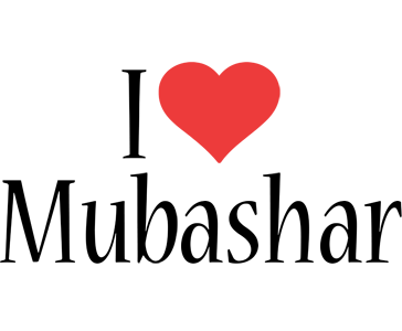 Mubashar i-love logo