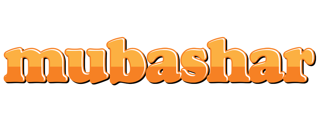 Mubashar orange logo