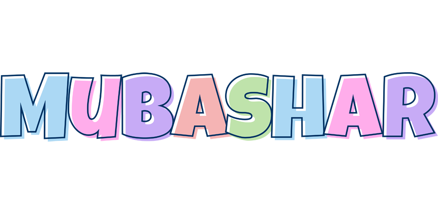 Mubashar pastel logo