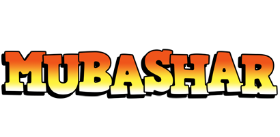 Mubashar sunset logo