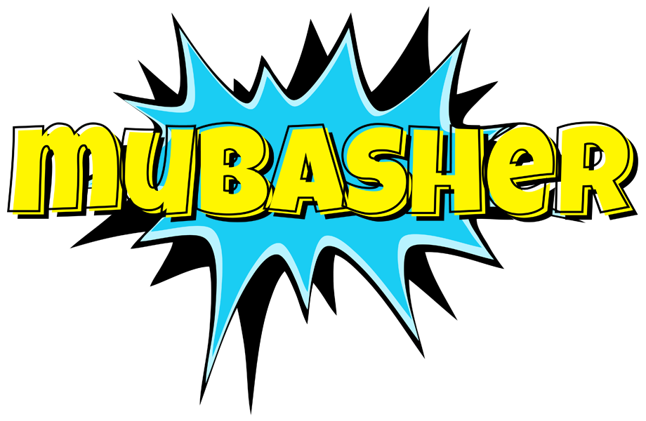 Mubasher amazing logo