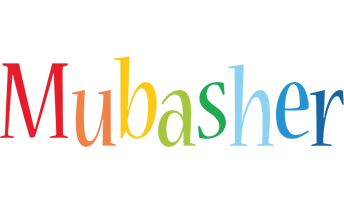 Mubasher birthday logo