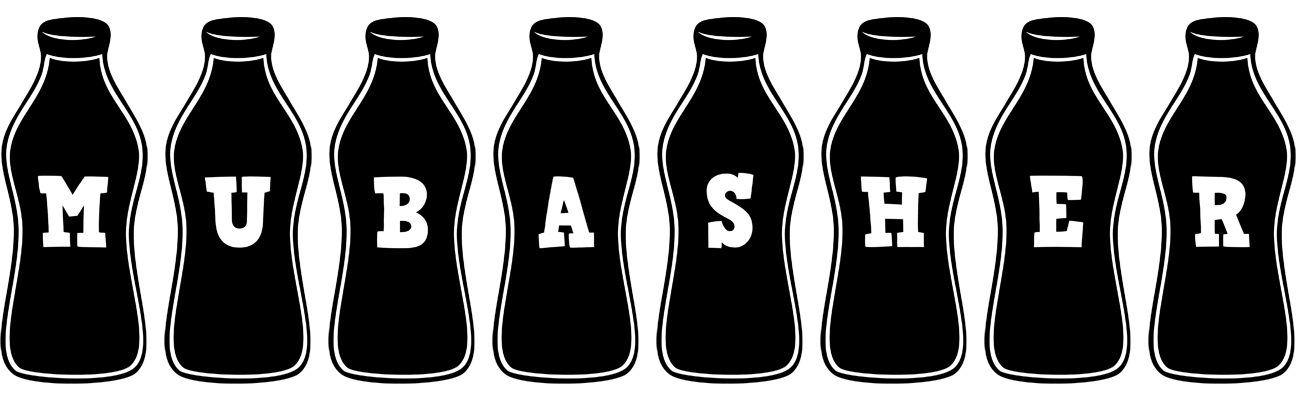 Mubasher bottle logo