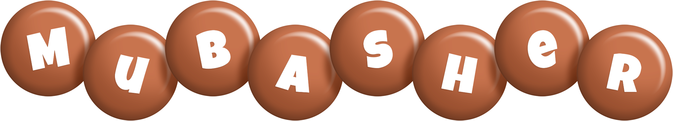 Mubasher candy-brown logo