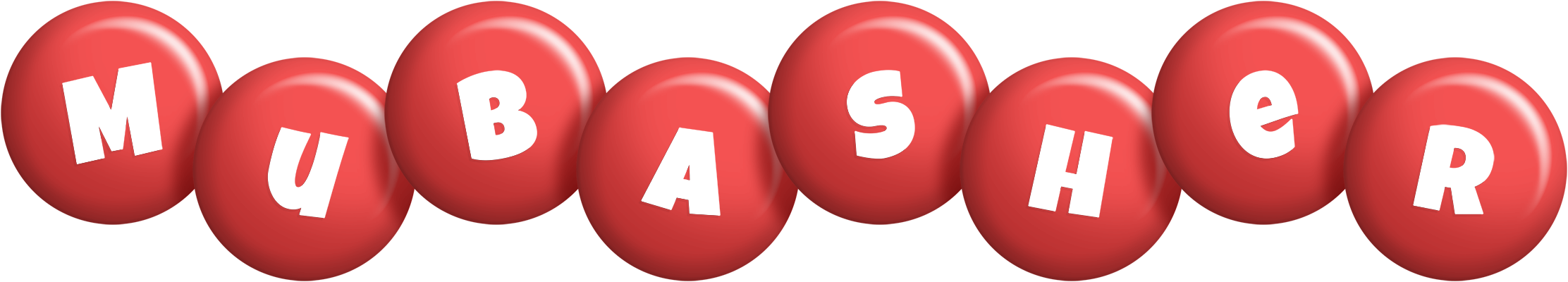 Mubasher candy-red logo