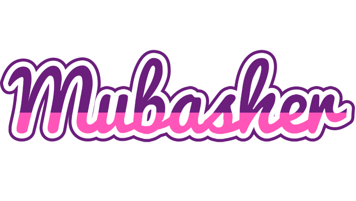 Mubasher cheerful logo