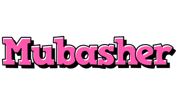 Mubasher girlish logo