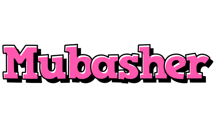 Mubasher girlish logo