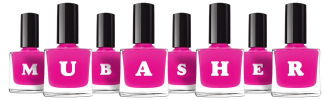 Mubasher nails logo