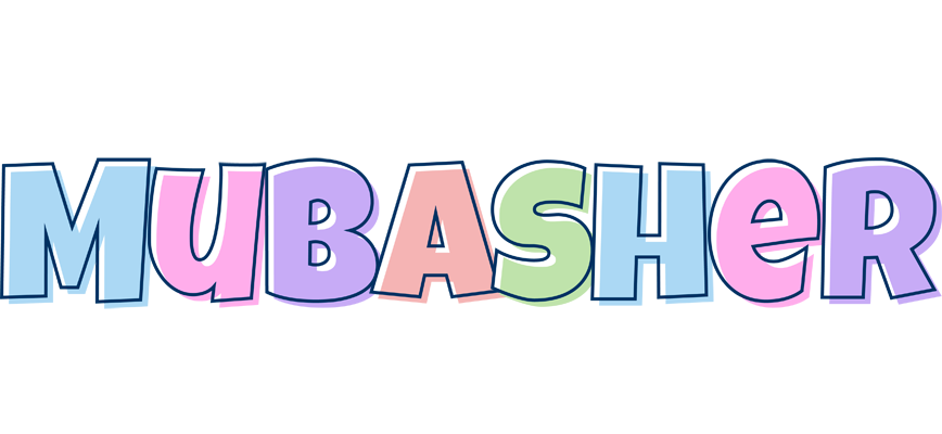 Mubasher pastel logo