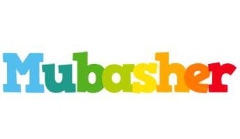 Mubasher rainbows logo