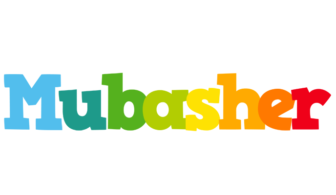 Mubasher rainbows logo