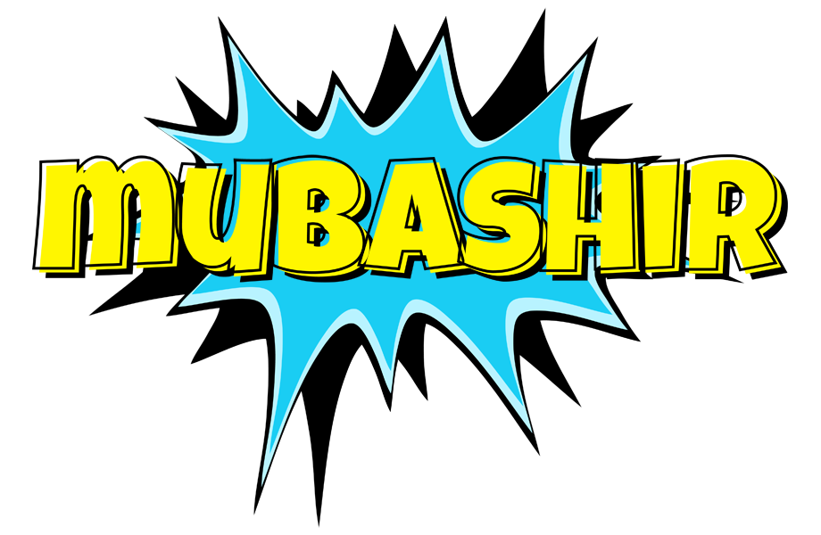 Mubashir amazing logo