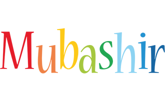 Mubashir birthday logo