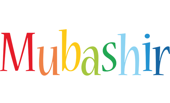 Mubashir birthday logo