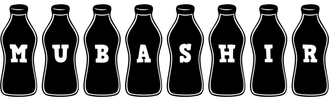 Mubashir bottle logo