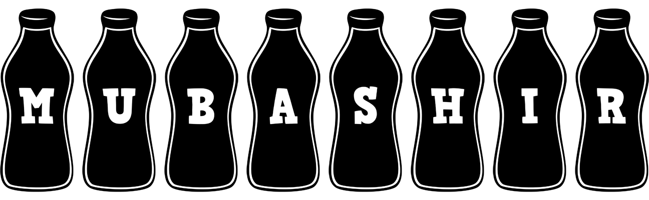 Mubashir bottle logo