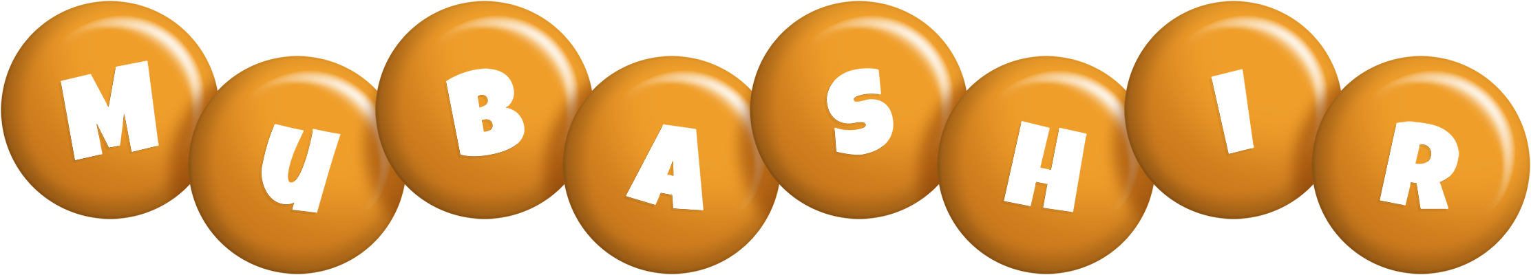 Mubashir candy-orange logo