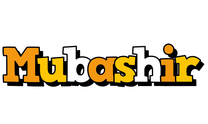 Mubashir cartoon logo